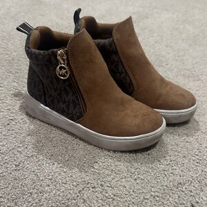 Michael Kors Kids Tan and Black Boots